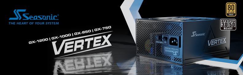 Seasonic I Vertex I GX-1000w I ATX 3.0 & 12VHPWR I 80+ Gold, 179,00 €